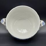 Luneville KG Faience Soup Tureen Special Grand Feu blue model