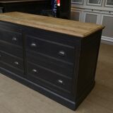 Commercial furniture has 4 large drawers fir 1930