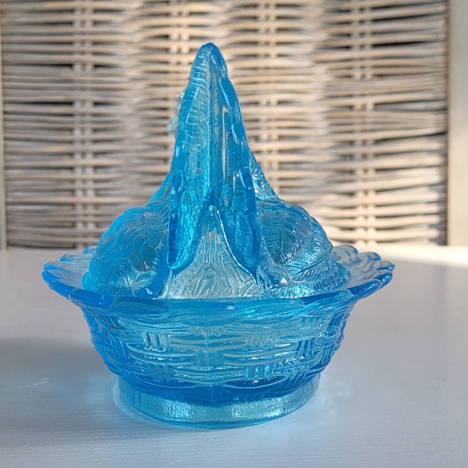 Glass candy hen