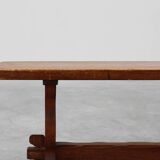 Rustic oak bench with nice patina, France ca. 1900