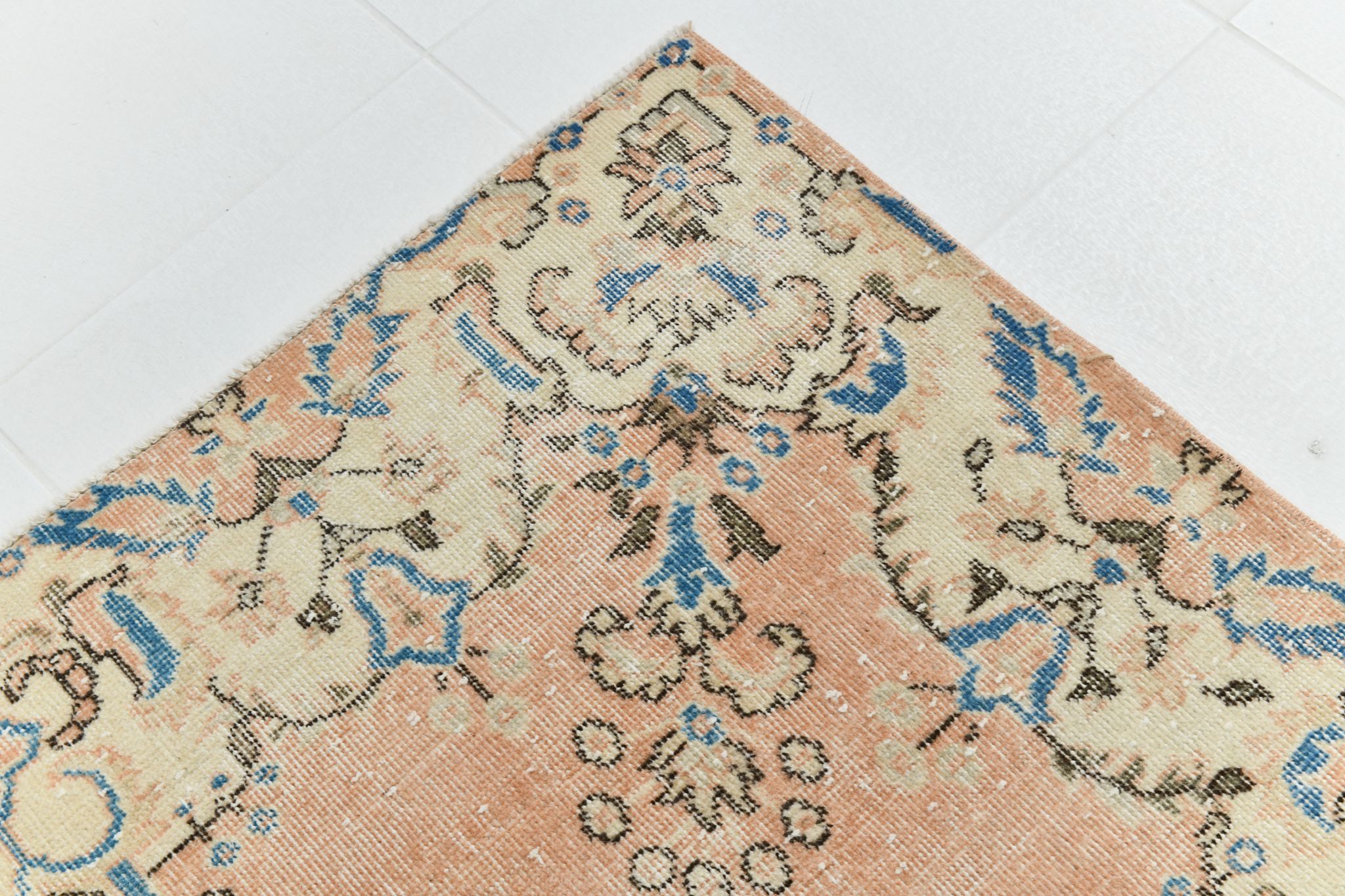 7x10 oriental peach turkish rug 206x309cm
