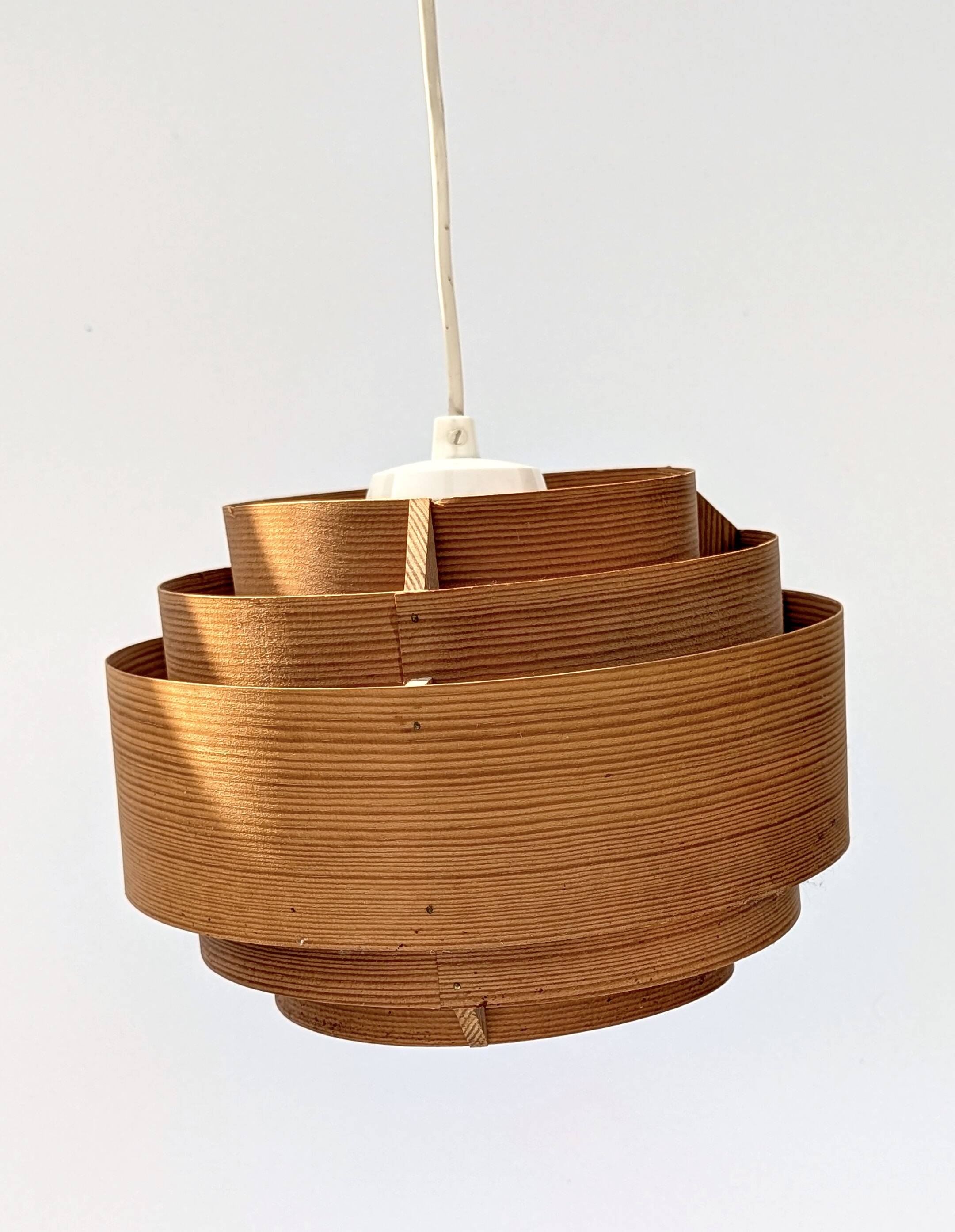 Suspension in pine veneer by Hans-Agne Jakobsson