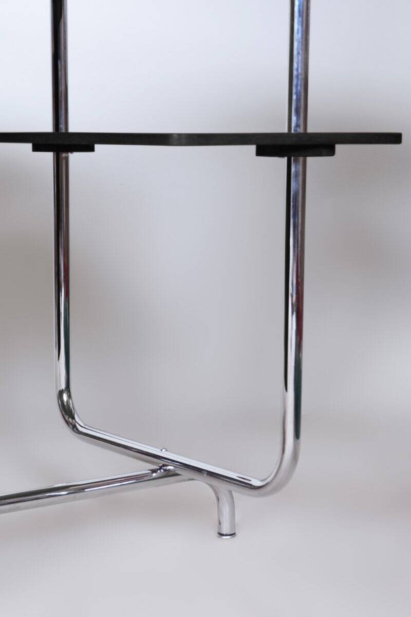 Czech Bauhaus Oak Writing Desk attributed to Jindrich Halabala for Up Závody, 1930s