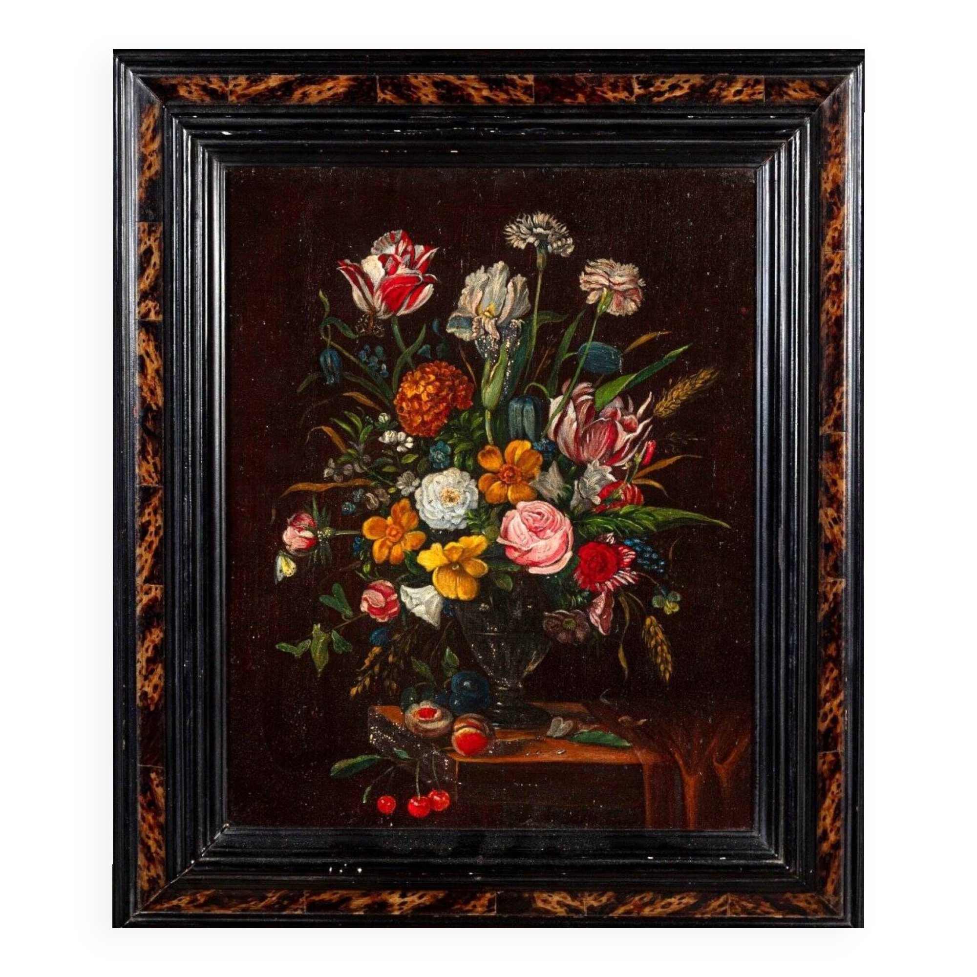 Still life with a bouquet of flowers