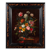 Still life with a bouquet of flowers