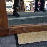 Solid teak mirror