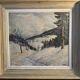 Winter Mountain Painting
