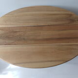 Round wooden table