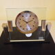 Quartz reclining clock, Swiss movement, WMC brand in its original cabinet
