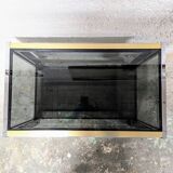 Vintage coffee table on wheels