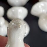 11 zoomorphic ceramic knife rests in white