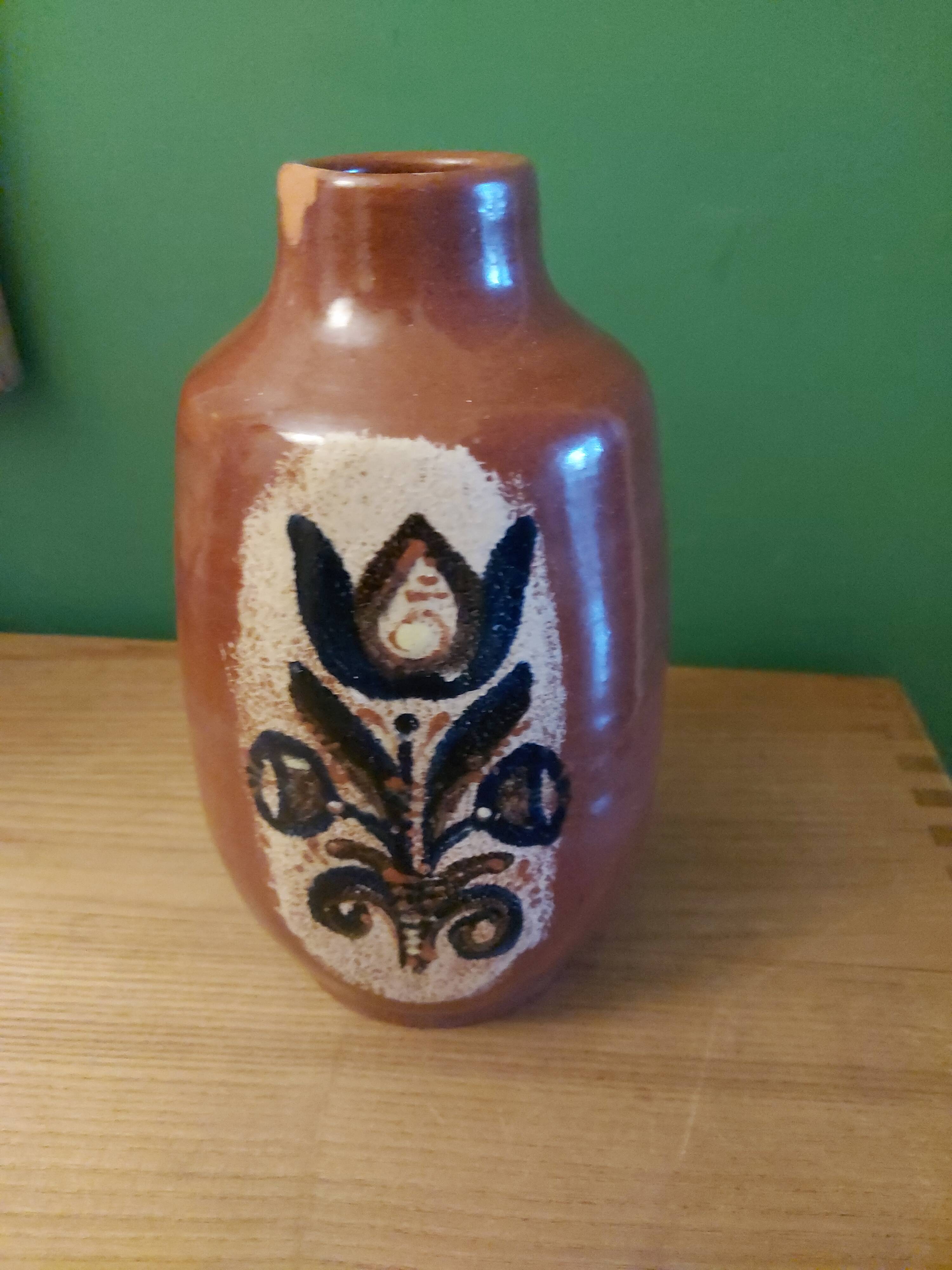 Terracotta vase 50s, 60'S