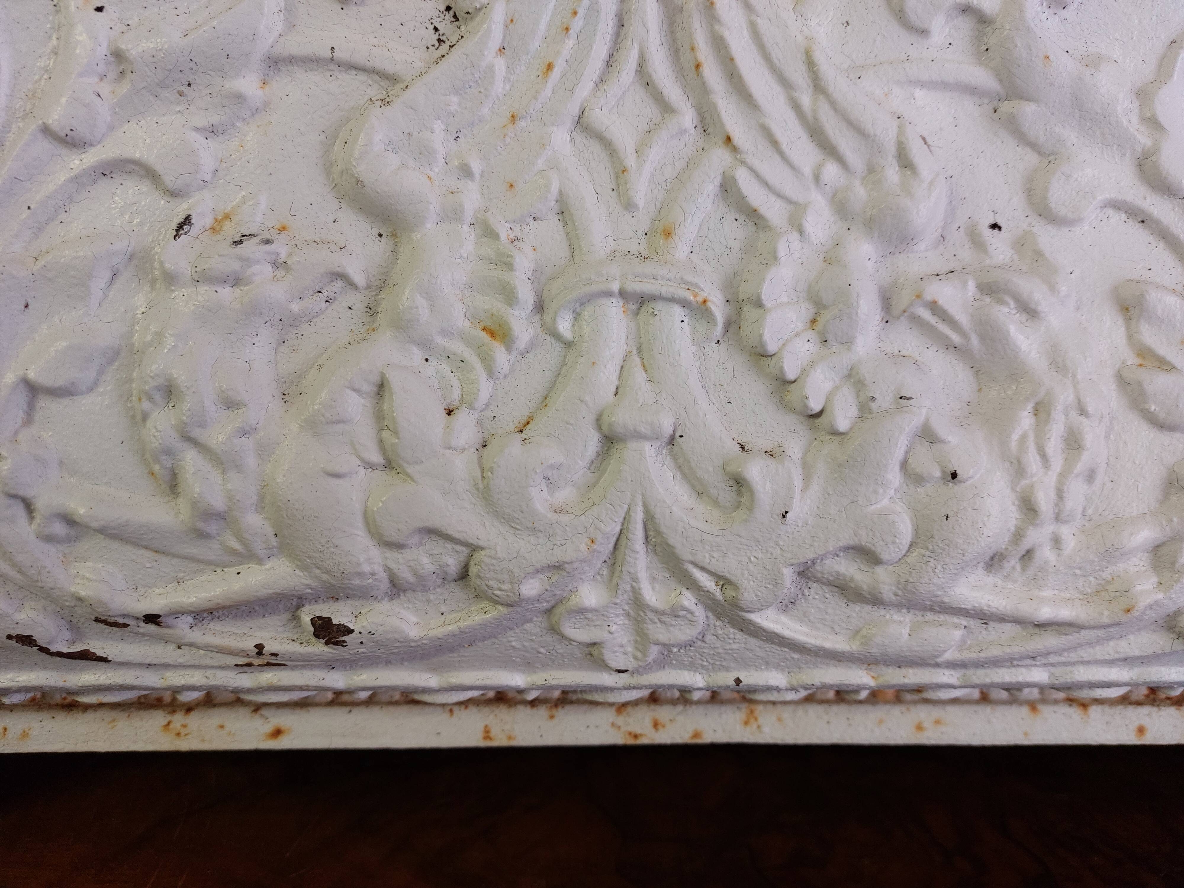 Cast iron planter Napoleon III lion's feet