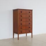 vintage teak chest of drawers