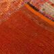 Faded Tribal Runner, 101x309Cm Wool Runner Rug, Boho Hallway Rug