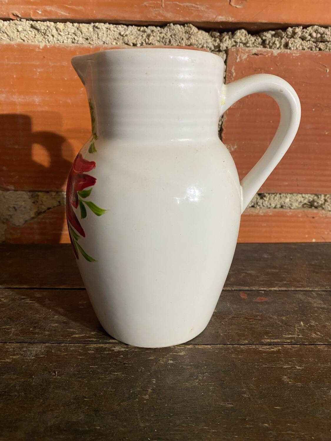 Old Pichet ARTESIA White Ceramic Vintage Peppers Decor #D516