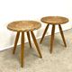 Paire de tabourets design Jan Kalus par úluv, vintage tchèque 1960s