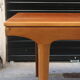 Nathan furniture dining table in 60s teak with butterfly extension