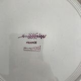 Set of 6 hollow plates Sarreguemines décor Richemond