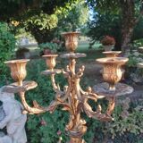 Pair of bronze candelabra nineteenth century