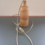 Ceramic lamp and rope lampshade