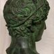 Buste d'Apollon patine bronze antique