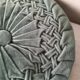 Round cushion in pleated Velvet 43cm