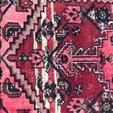 Carpet Persian hamadan's vintage hand 103 x 190 cm