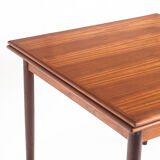 Teak dining table with Scandinavian-style extensions - France, 1960
