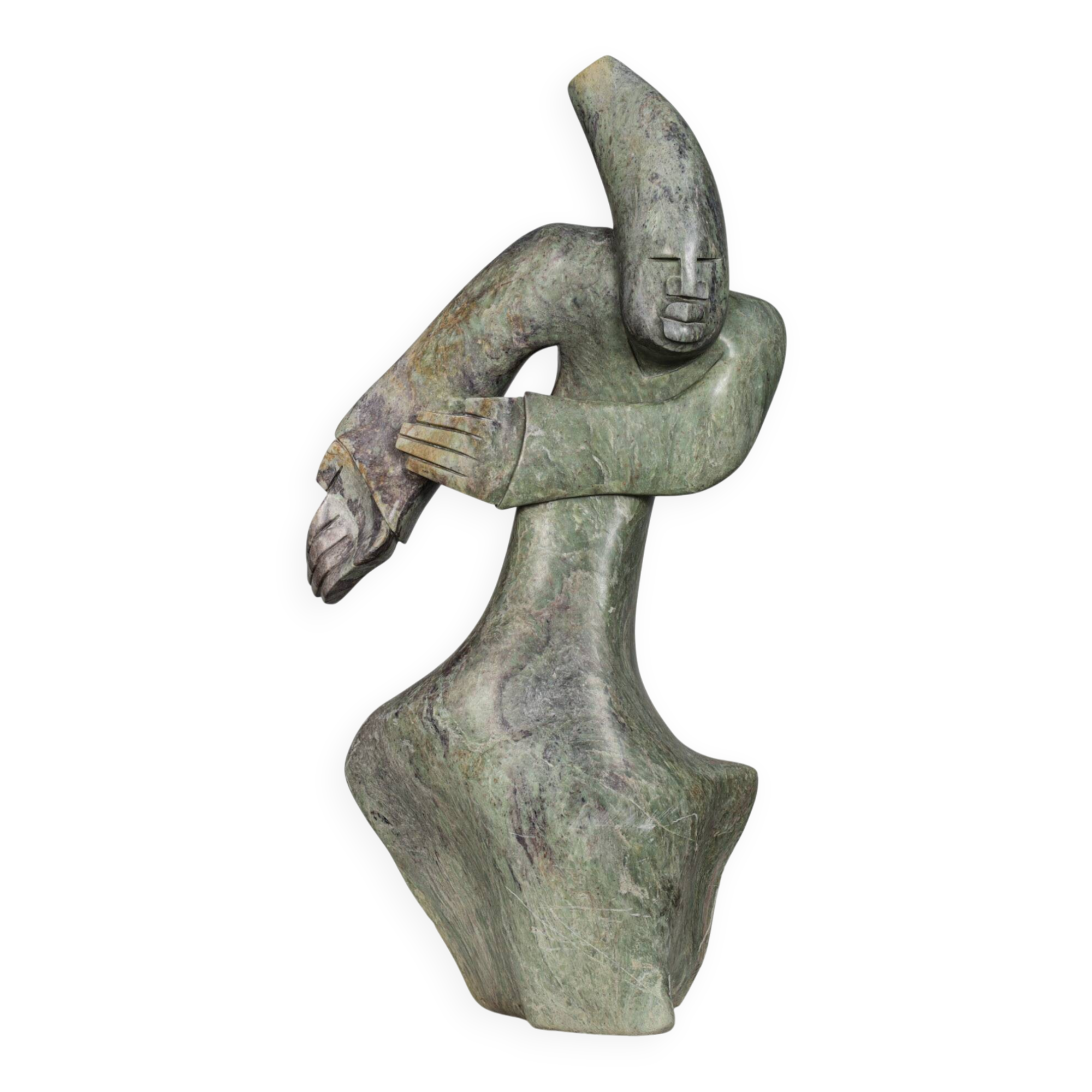 Shona warrior hand-carved sculpture