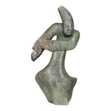 Shona warrior hand-carved sculpture