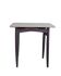 Table d'appoint style Thonet bois peint beige et prune, années 1940