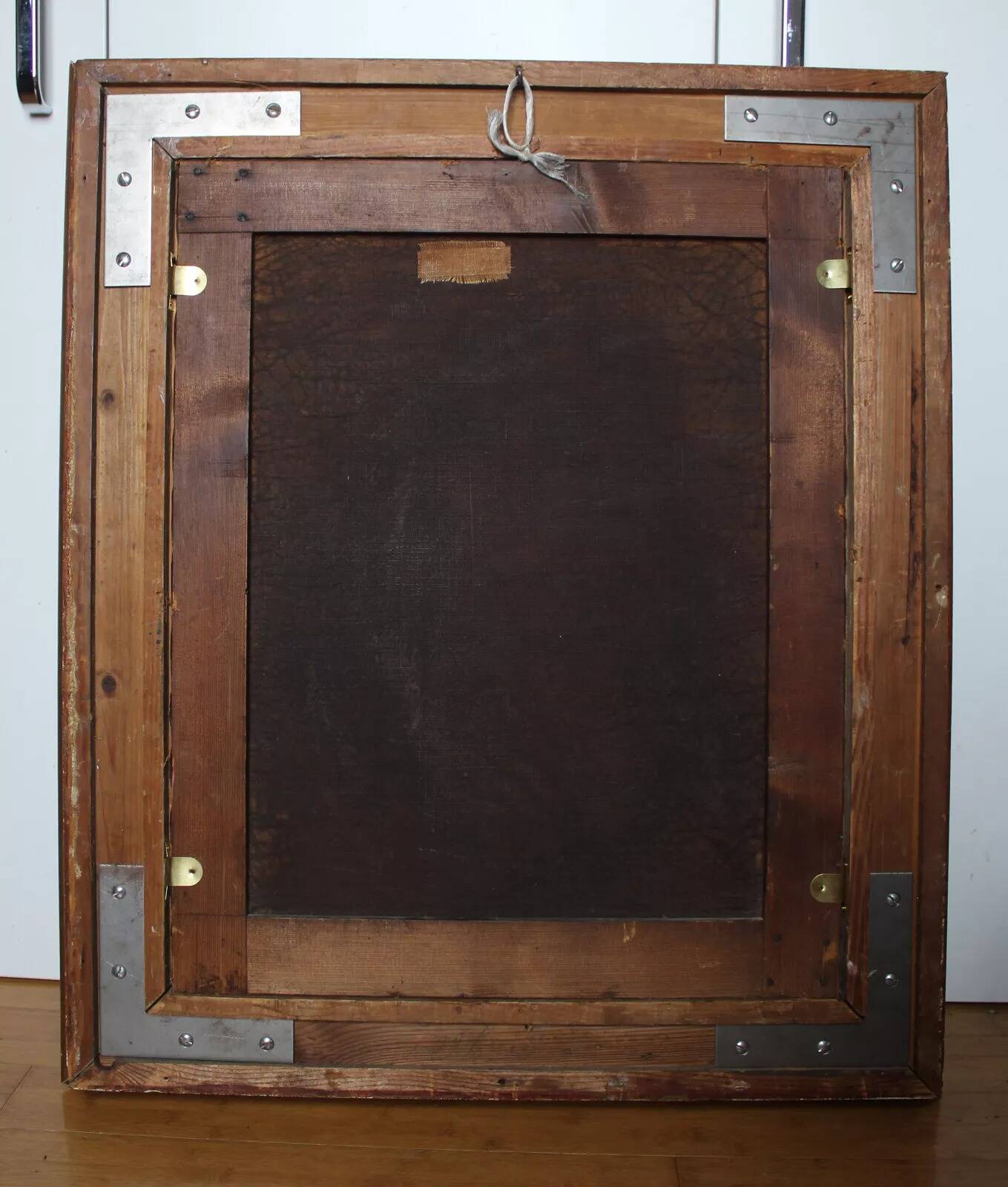 Antique Oil Painting of Portrait of a Lady in Bonnet