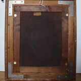 Antique Oil Painting of Portrait of a Lady in Bonnet