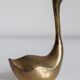 Pair of vintage brass swans
