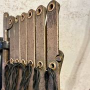 Rare English "Walligraph" accordion lamp, "Radialite" model, 1930s