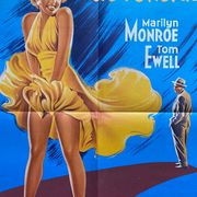 Affiche cinéma "Sept ans de réflexion" Marilyn Monroe 60x80cm 1970
