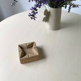 Square stone ashtray