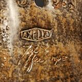 Ceramic wall light, designed by Jette Hellerøe for Axella Denmark, 1960s.