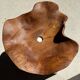 Large wavy flat leaf suspension in smooth teak D:50