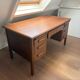 Antique desk Anbess oak secretaris vintage