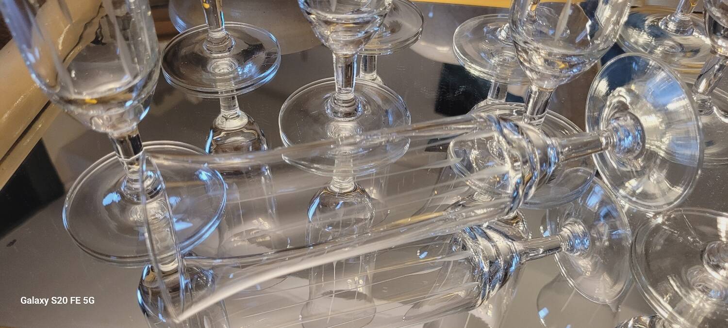 60's champagne flutes