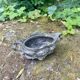 Antique silver planter