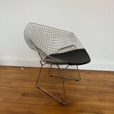 Pair of Diamond armchairs by Harry Bertoia for Knoll vintage