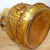 Amber-colored pitcher decanter