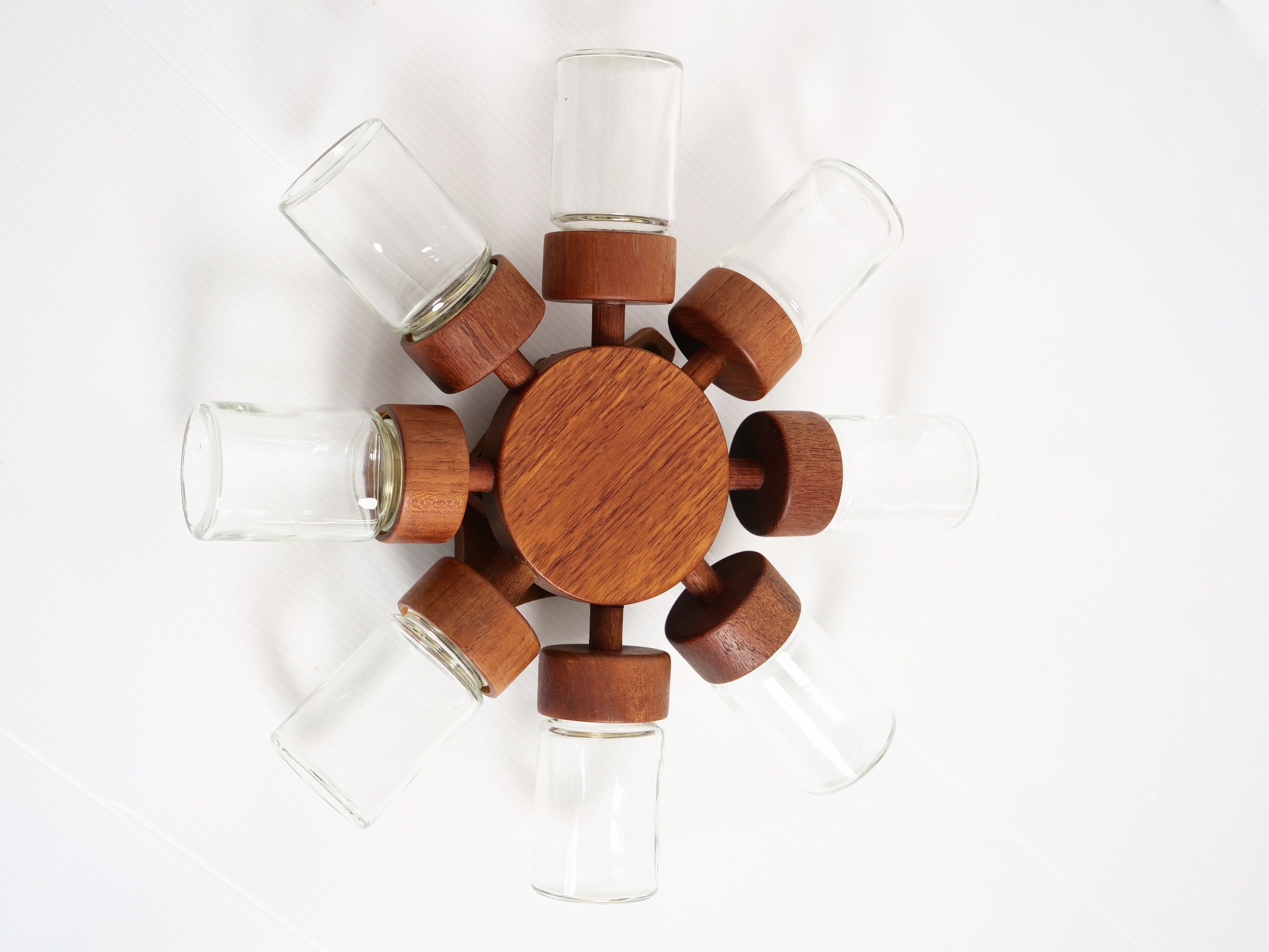 Scandinavian teak spice wheel Digsmed