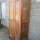 Coat rack cloakroom, Vintage wooden wardrobe