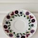 Coupelle porcelaine blanche et fleurs