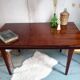 Table teck avec rallonges