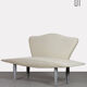 Leatherette bench from the 1980s
